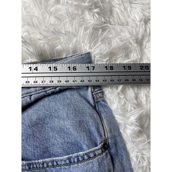 BDG UO Skater Baggy Jean Daisy Patch Wide Leg Mid Rise- Light Blue Size 32 - Picture 10 of 13